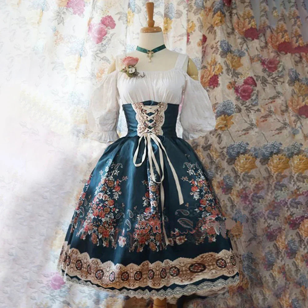 Pearlene - Bezauberndes Dirndlkleid für Oktoberfestspaß