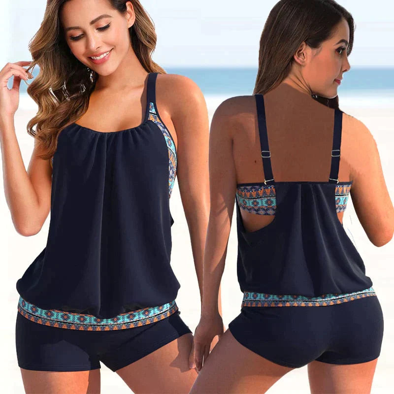 Meta - Stylisches 2-teiliges Tankini-Set