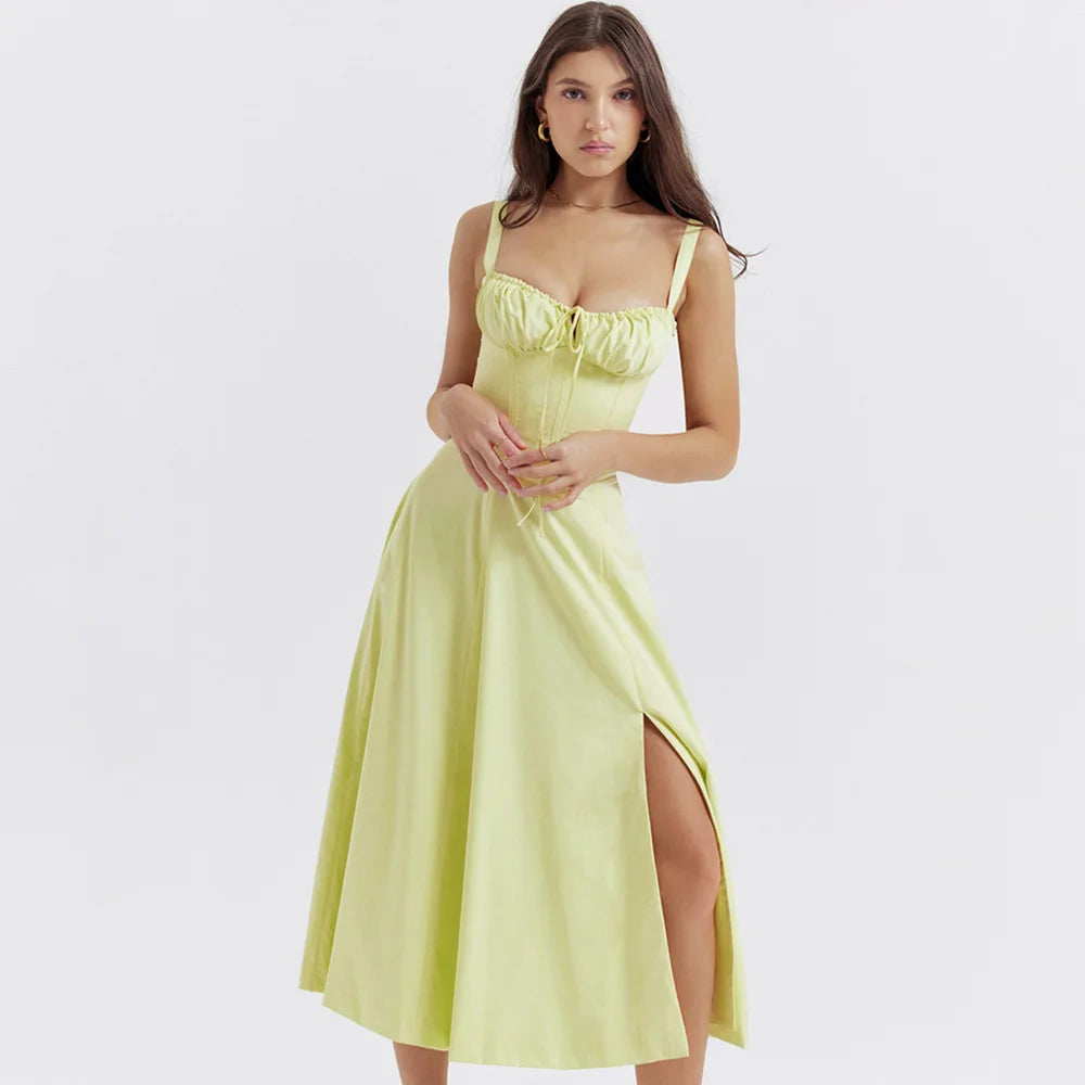 Magdalena - Elegantes Blumenkleid mit geformter Taille