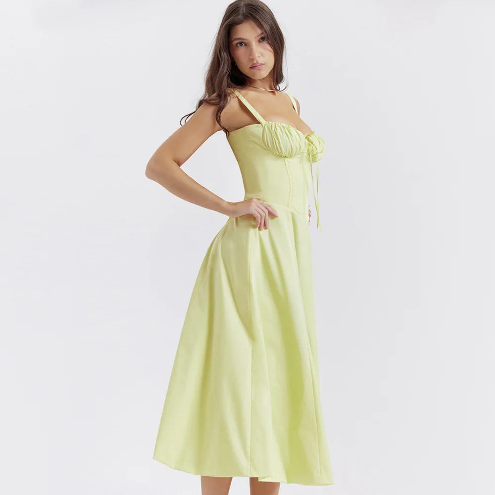 Magdalena - Elegantes Blumenkleid mit geformter Taille