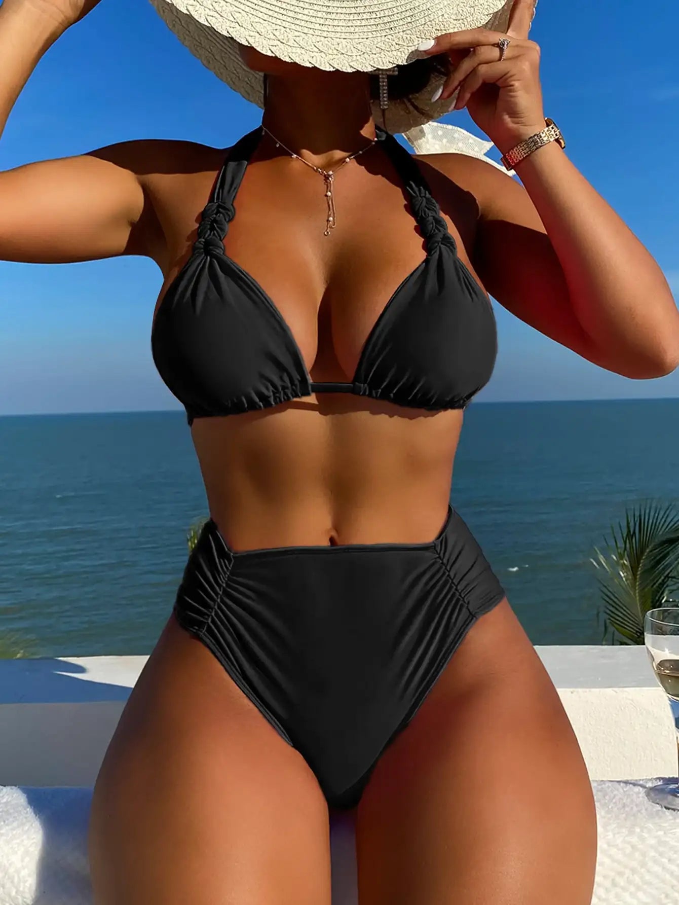 Alexandra - Plissee-Bikini-Set für Damen