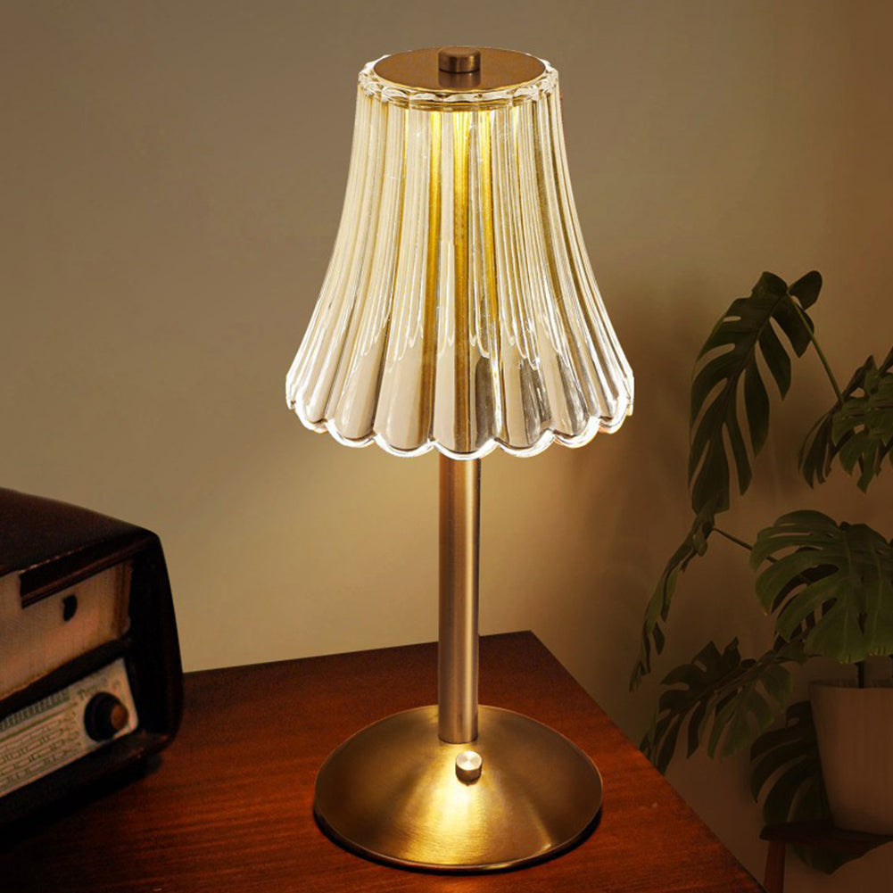 Brilliance - USB-Aufladbare LED Retro Tischlampe