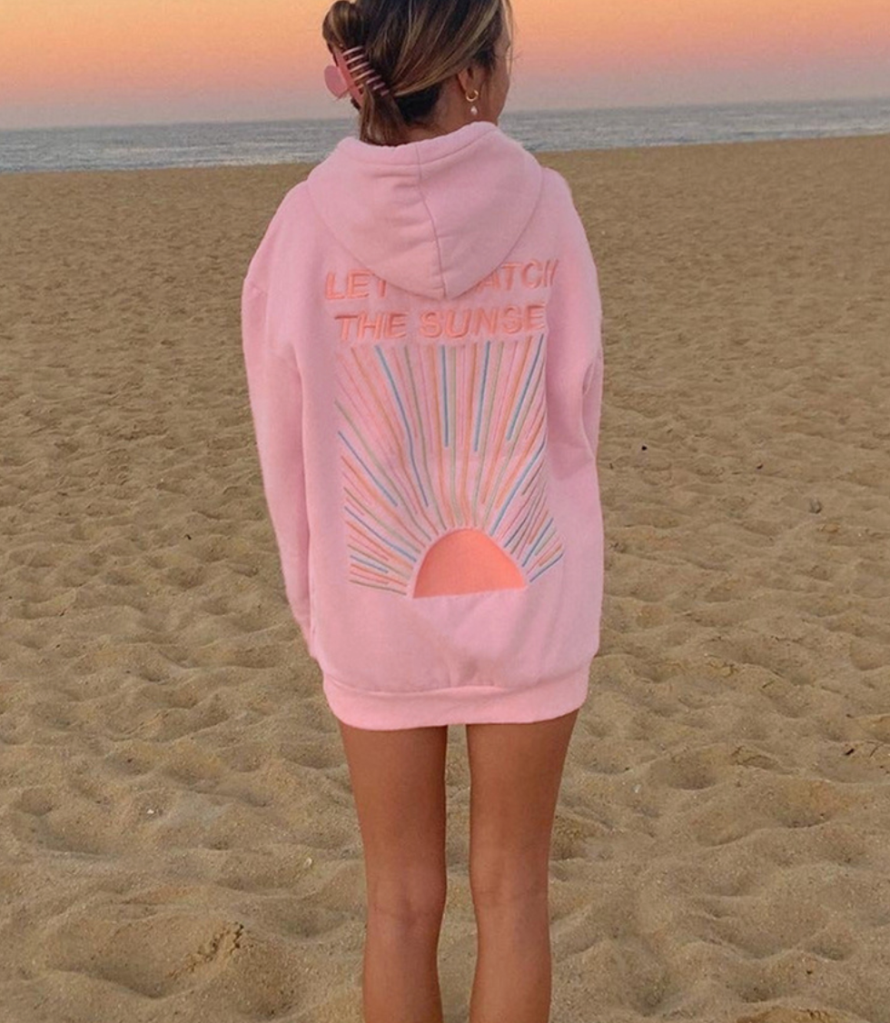 Katie - Stilvoller Sonnenuntergang Hoodie