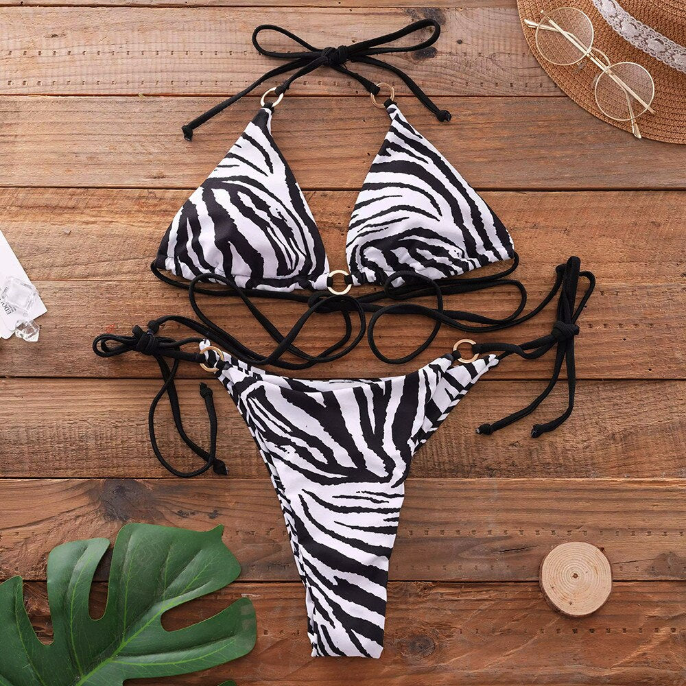 Christine - Mit Zebra-Druck Bikini