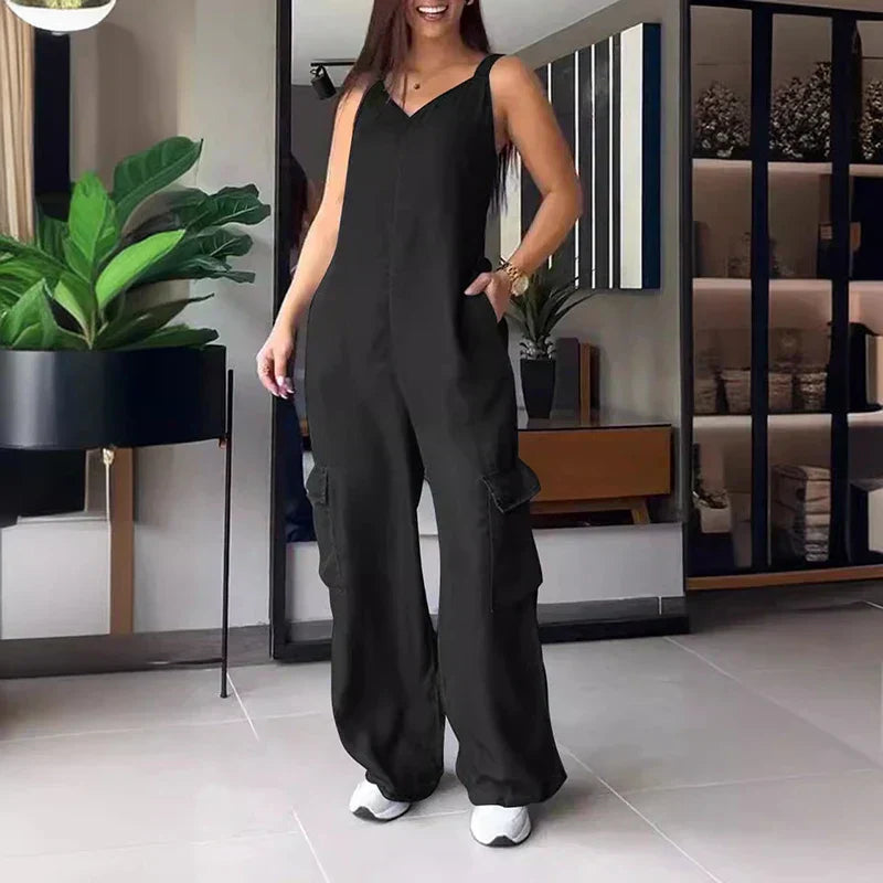 Gisela - Verführerischer Jumpsuit aus weichem Denim