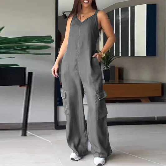 Gisela - Verführerischer Jumpsuit aus weichem Denim