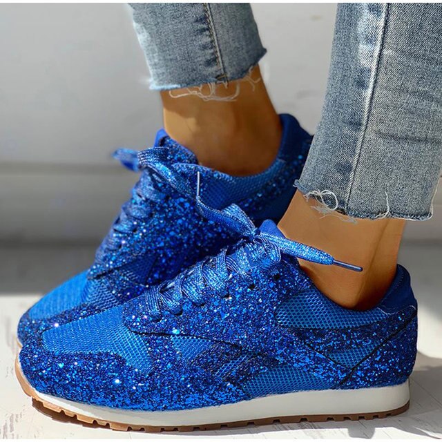 Mirella Glitter Sneakers | Modische Damenschuhe für die Feiertage