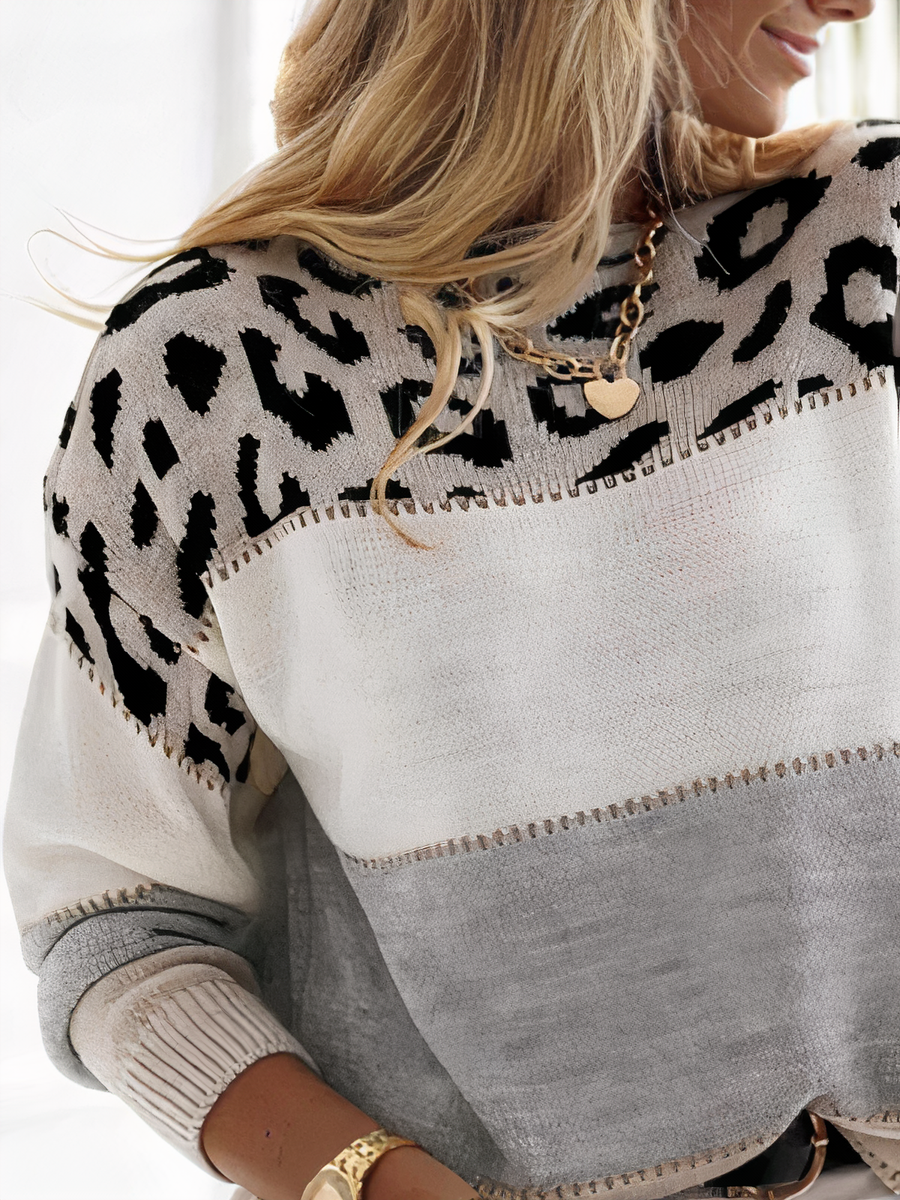 Florin - Strickpullover mit Panther-Muster