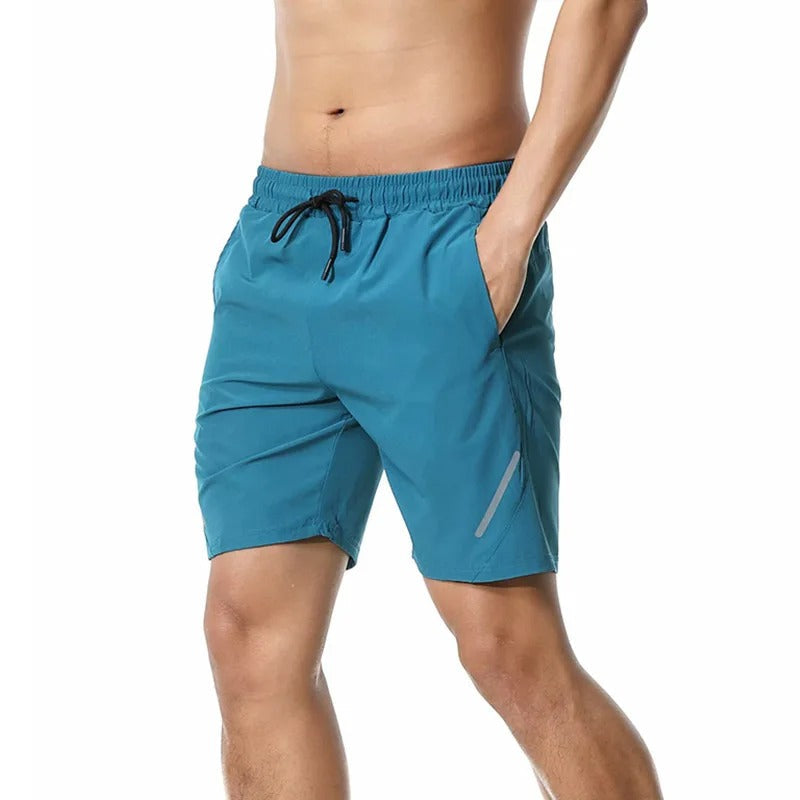 Anton - Slim Fit Schwimmshorts aus Stretchstoff mit Seitentaschen