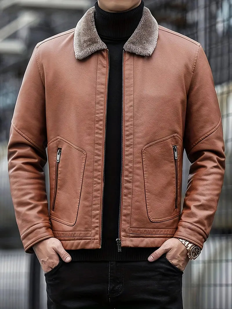 Stefan - Herren Trend-Fleecejacke