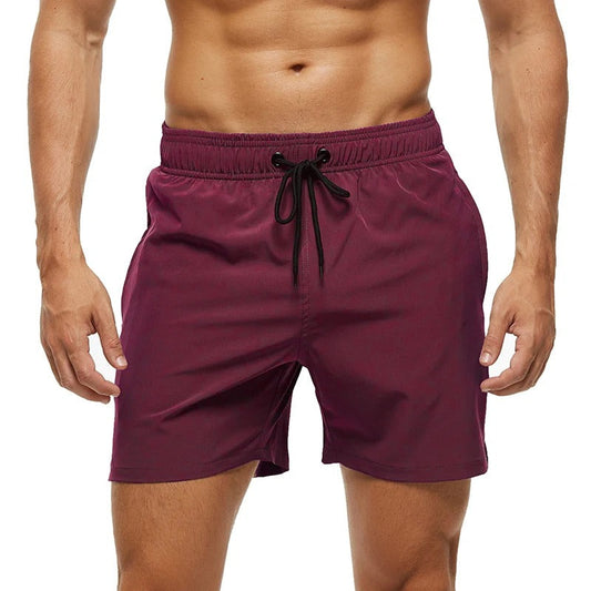 Noah - Einfarbige Herren Badeshorts mit elastischem Bund