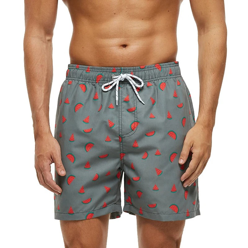 Rafael - Atmungsaktive Herren Badeshorts mit Funky Print