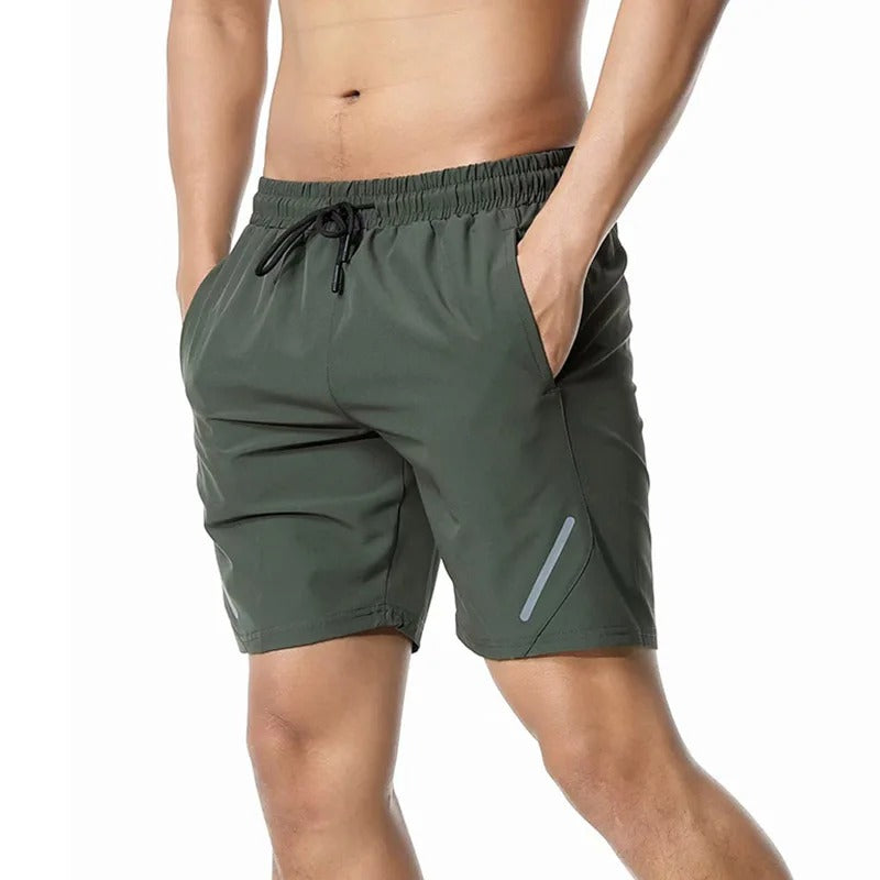 Anton - Slim Fit Schwimmshorts aus Stretchstoff mit Seitentaschen