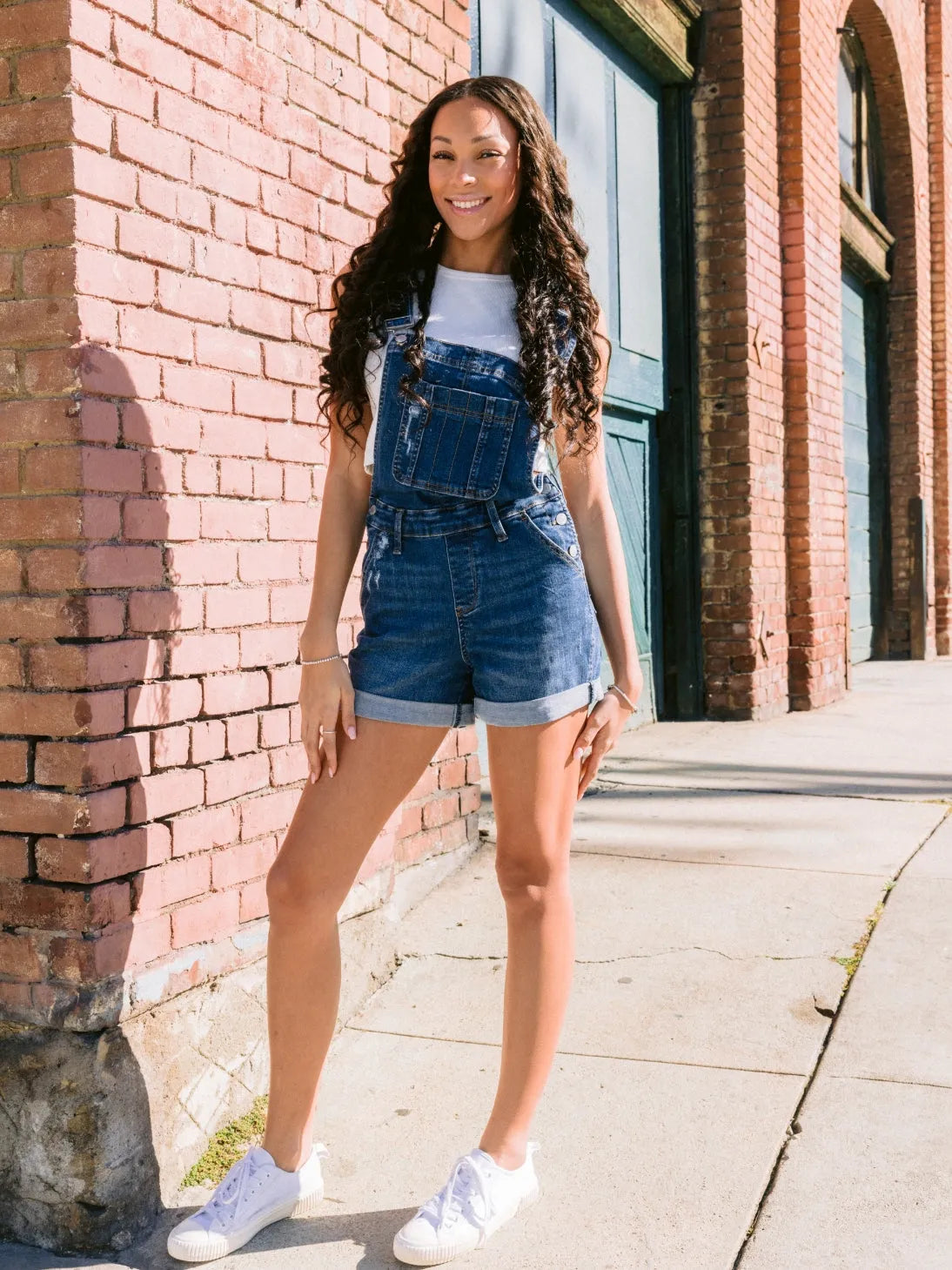 Alissa's Urbaner Komfort Denim-Jumper-Shorts