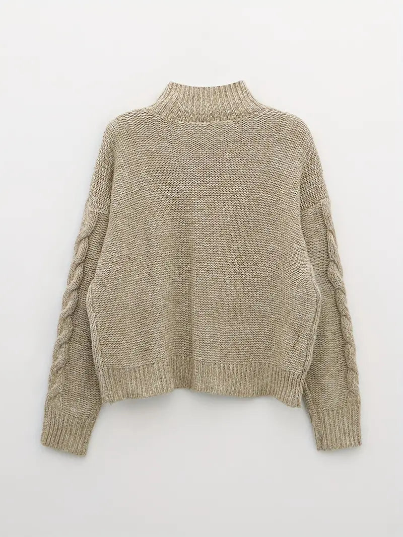 Selene - Twistmuster Rollkragenpullover