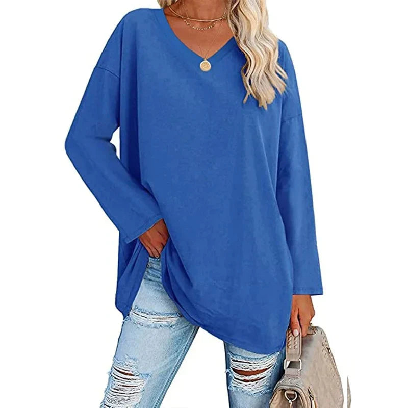 Amira's V-Neck Knit Top