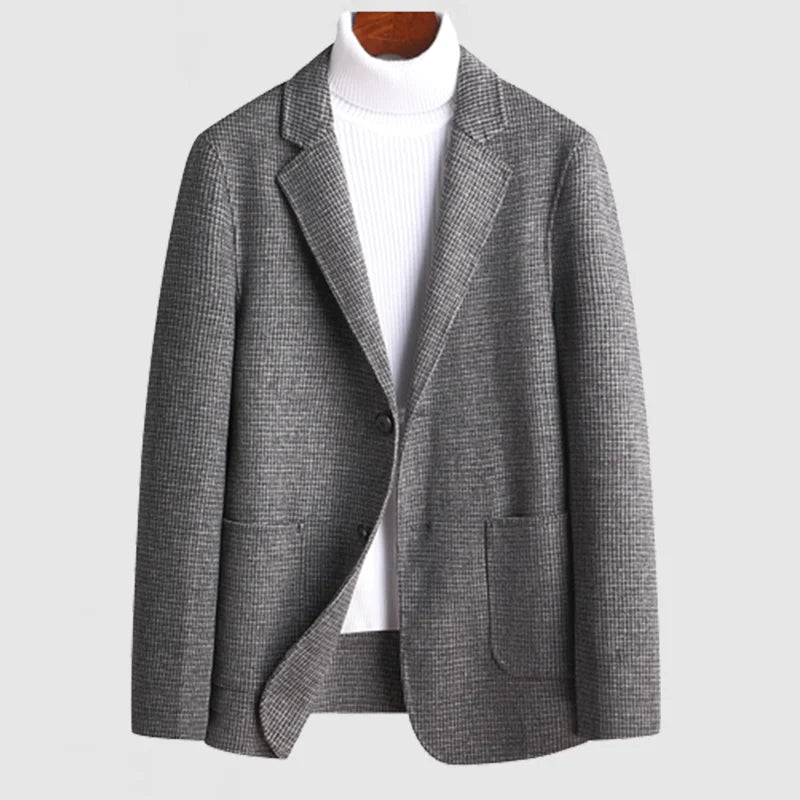 Herbert Elite Wolle Karo-Blazer