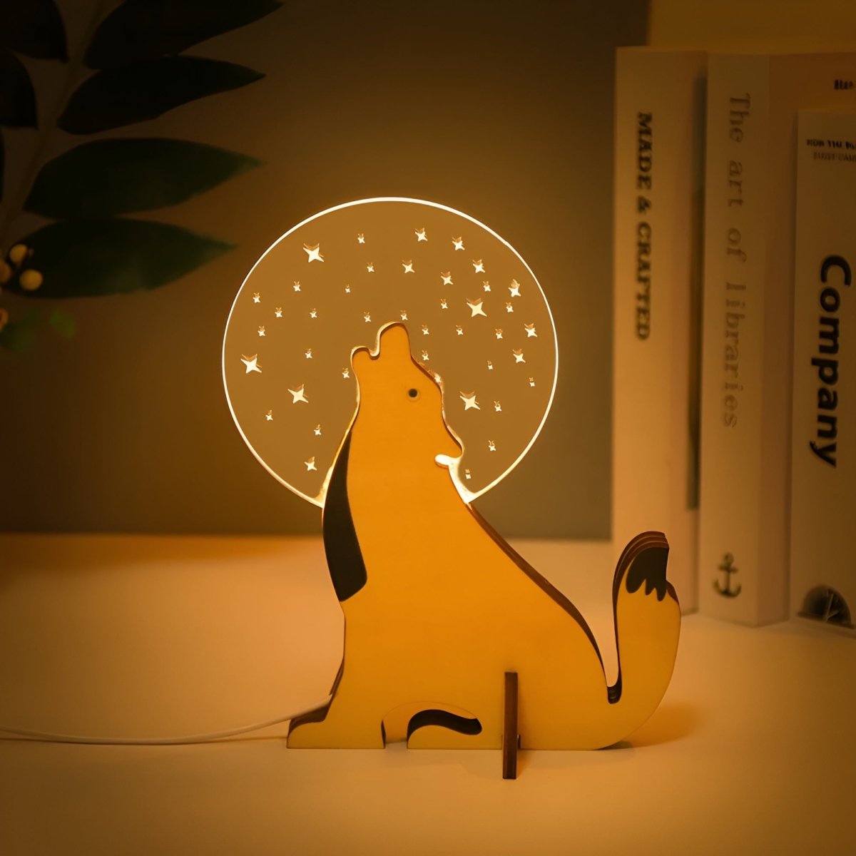 Das Original Wildlife Lampe - Tischlampe LED - Nachtlicht - Nolara