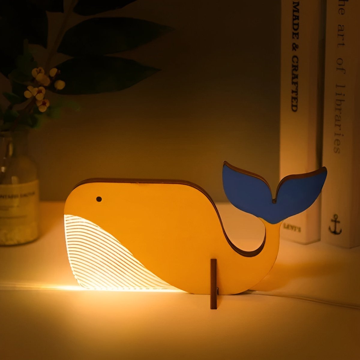 Das Original Wildlife Lampe - Tischlampe LED - Nachtlicht - Nolara