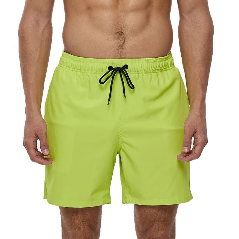 Noah - Einfarbige Herren Badeshorts mit elastischem Bund