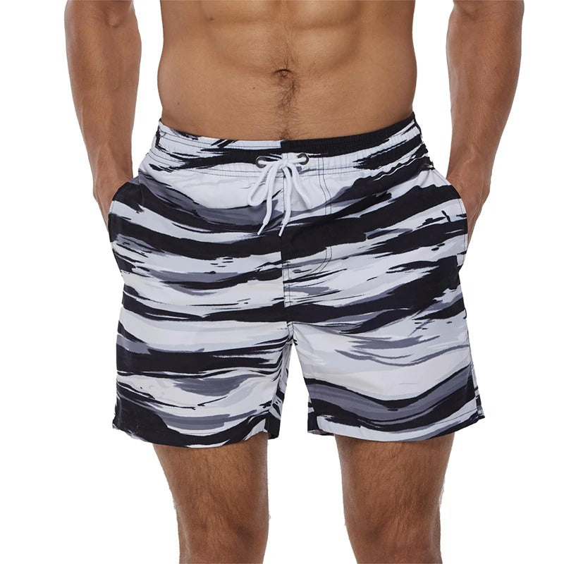 Rafael - Atmungsaktive Herren Badeshorts mit Funky Print