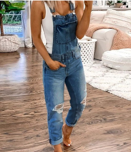 Paisleigh - Overall aus Denim Sommeroverall für Damen