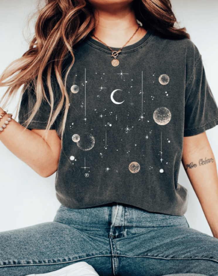 Constellation - Astronomie gestaltetes Shirt