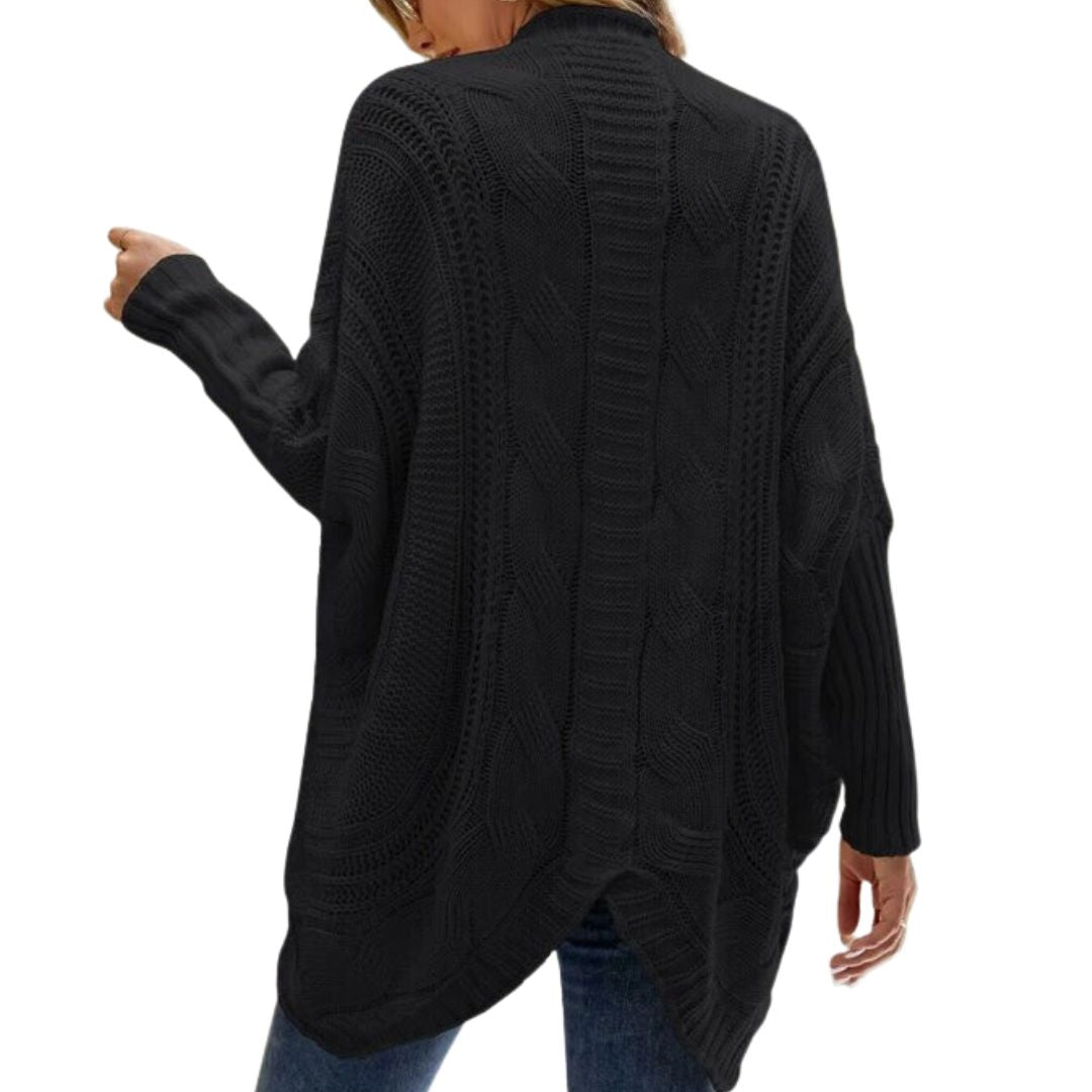 Leon - Eleganter Unifarbener Asymmetrischer Cardigan