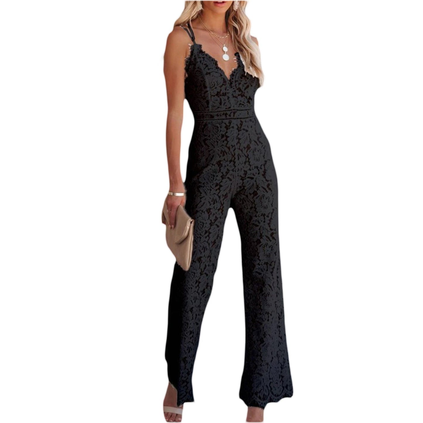 Galiana - Wunderschöner Spitzen-Jumpsuit