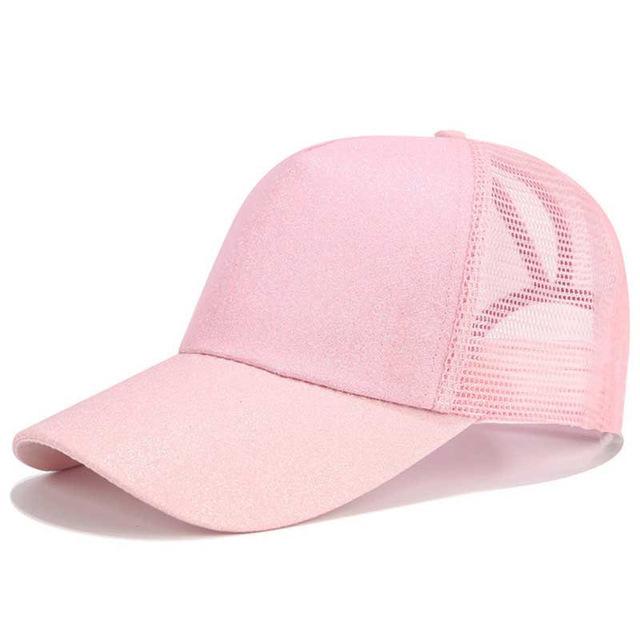 Praktische Baseball Cap für Pferdeschwanz - Damenkappe