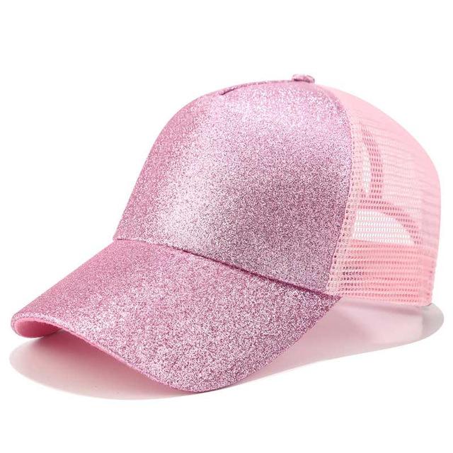 Praktische Baseball Cap für Pferdeschwanz - Damenkappe