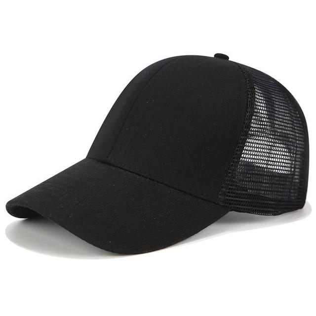 Praktische Baseball Cap für Pferdeschwanz - Damenkappe