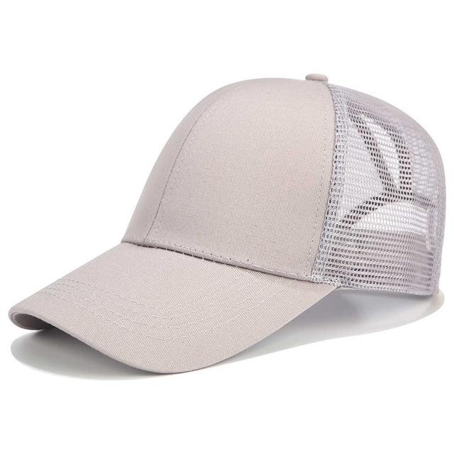 Praktische Baseball Cap für Pferdeschwanz - Damenkappe