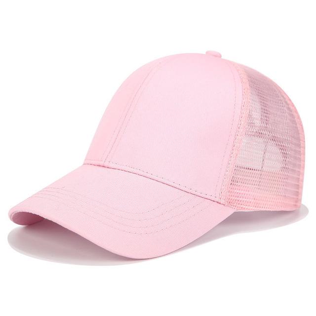 Praktische Baseball Cap für Pferdeschwanz - Damenkappe