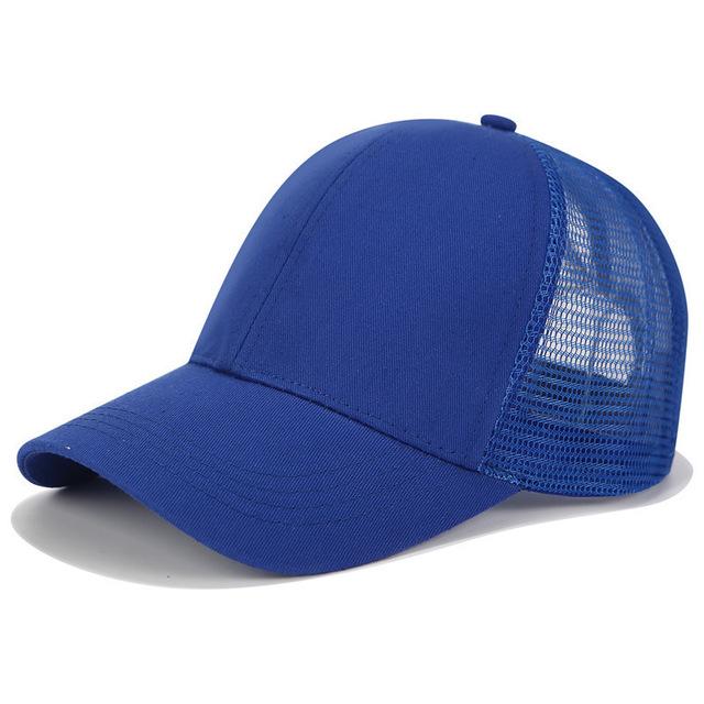 Praktische Baseball Cap für Pferdeschwanz - Damenkappe