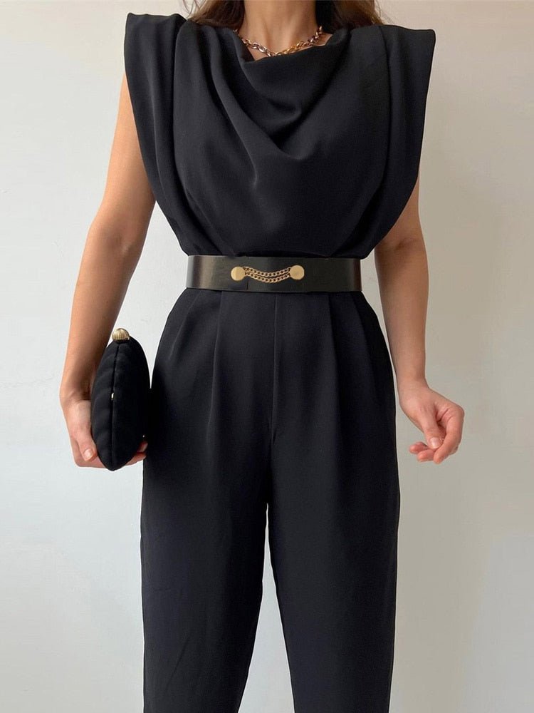 Fredda – Eleganter, langer Jumpsuit