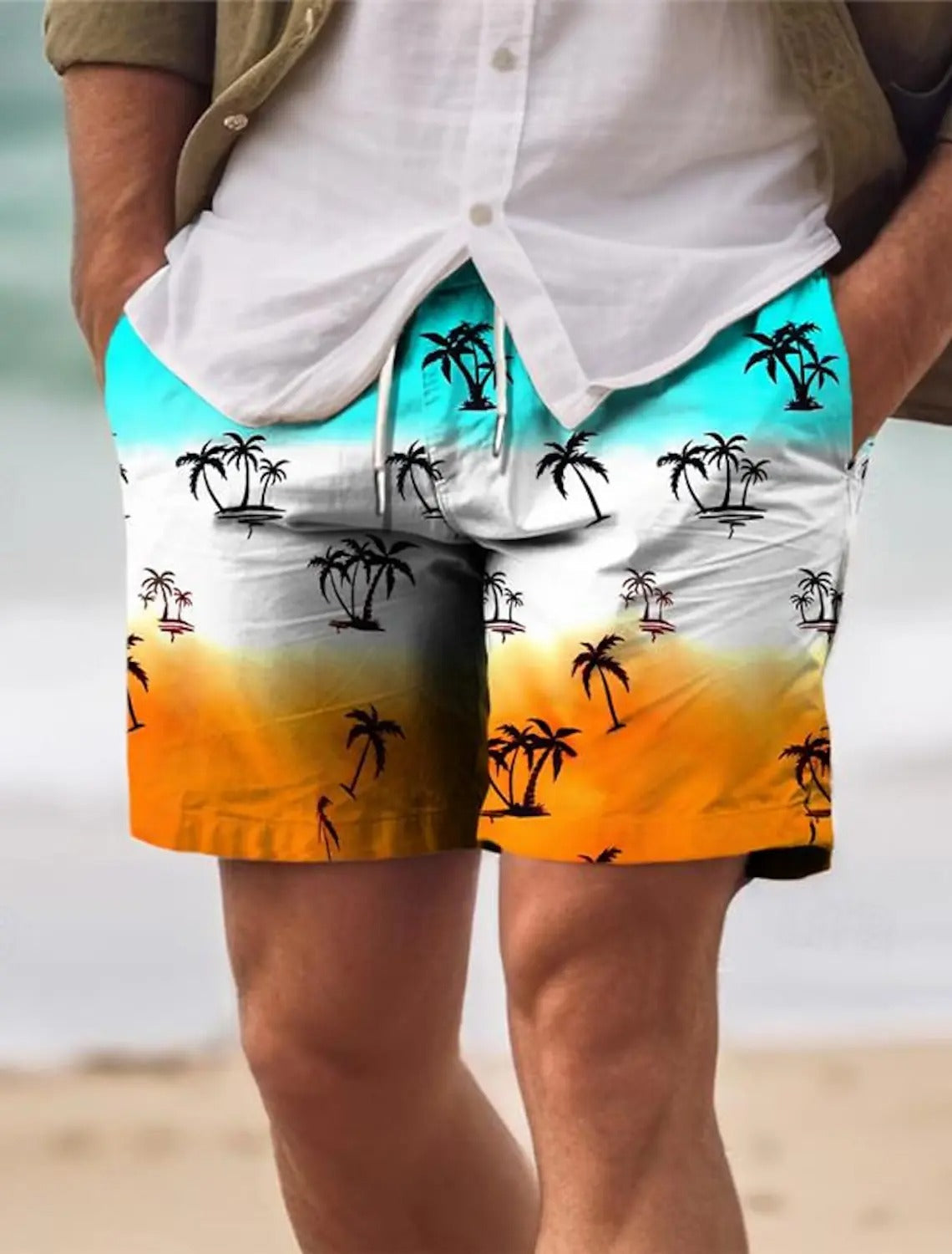 Arne - Bequeme Badeshorts mit Print