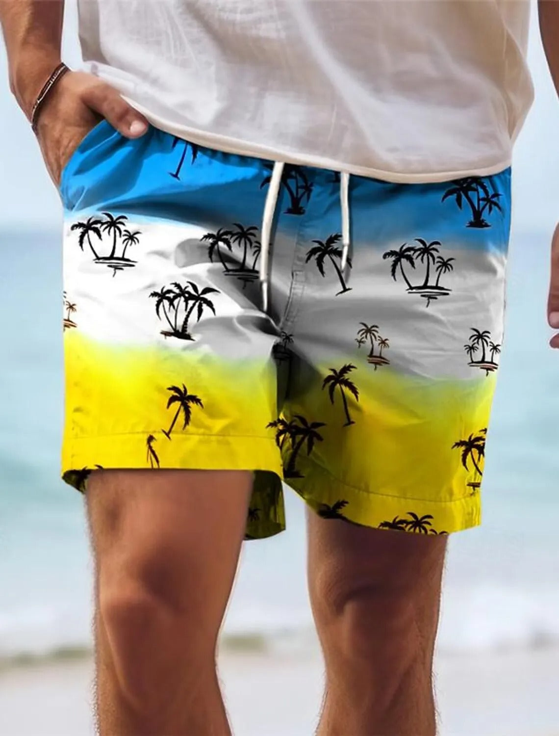 Arne - Bequeme Badeshorts mit Print