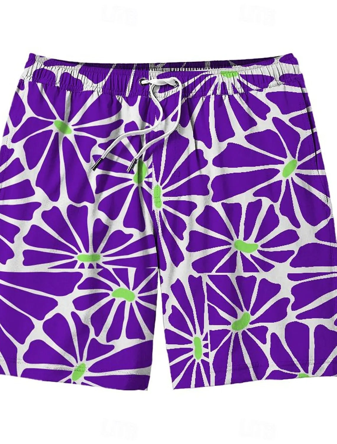 Clemens - Leichte Badeshorts mit Blumenprint