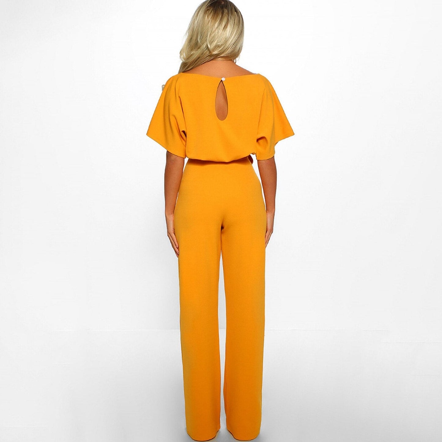 Emilia - Jumpsuit mit Rundhalsausschnitt