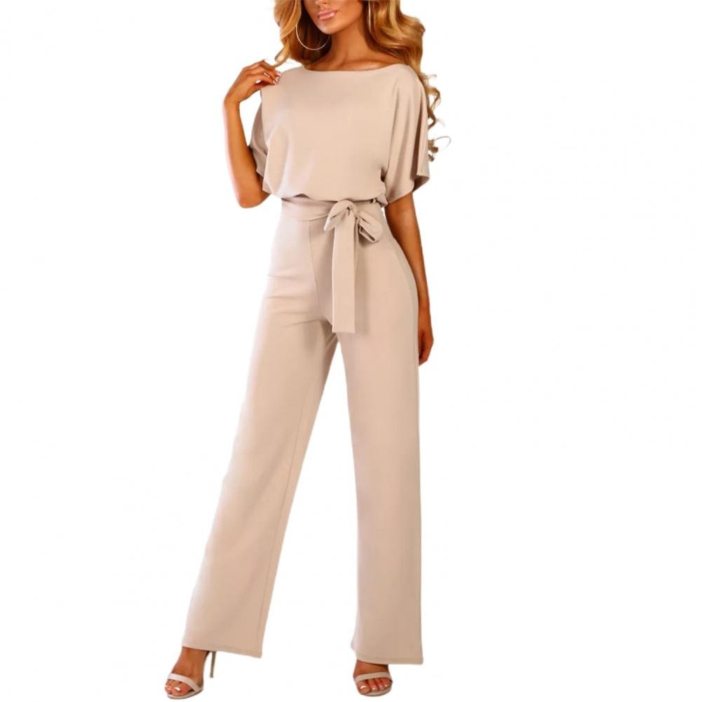 Emilia - Jumpsuit mit Rundhalsausschnitt