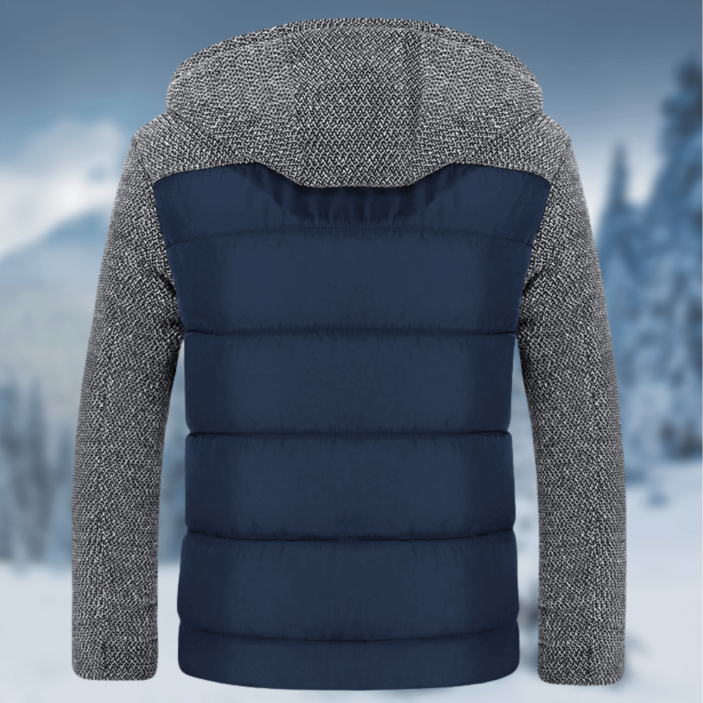 Knut - Stylische gesteppte Kapuzenjacke 'Smart Casual' für Herren