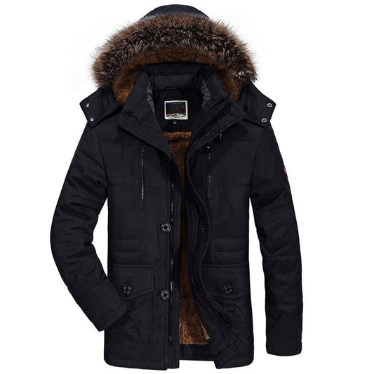 George - Winter Herren Parkas Übergroße Männliche Jacke