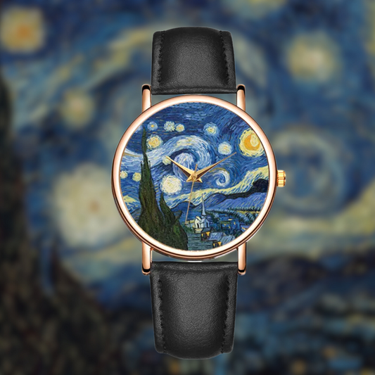 Melina - Stylische Uhr in einzigartigem Van Gogh Design