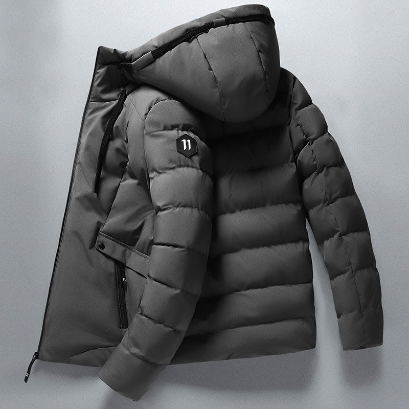 Tommy - Blauer Wasserdichter Bequemer Parka Wintermantel