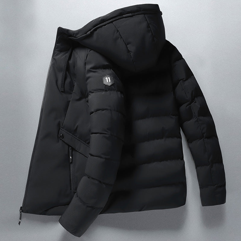 Tommy - Blauer Wasserdichter Bequemer Parka Wintermantel