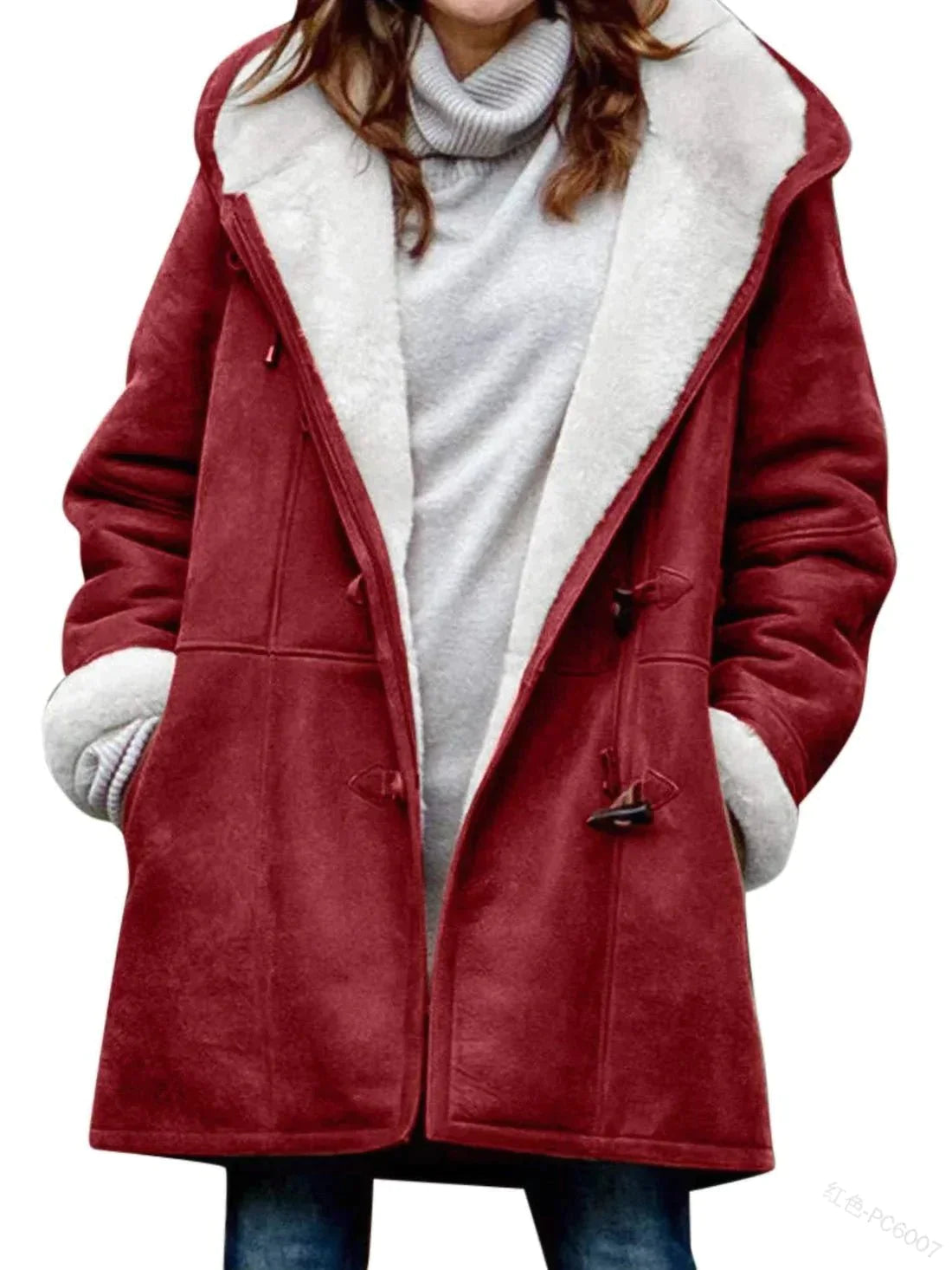 Fiona™ Warme Fleece Dames Winterjas - Wavess