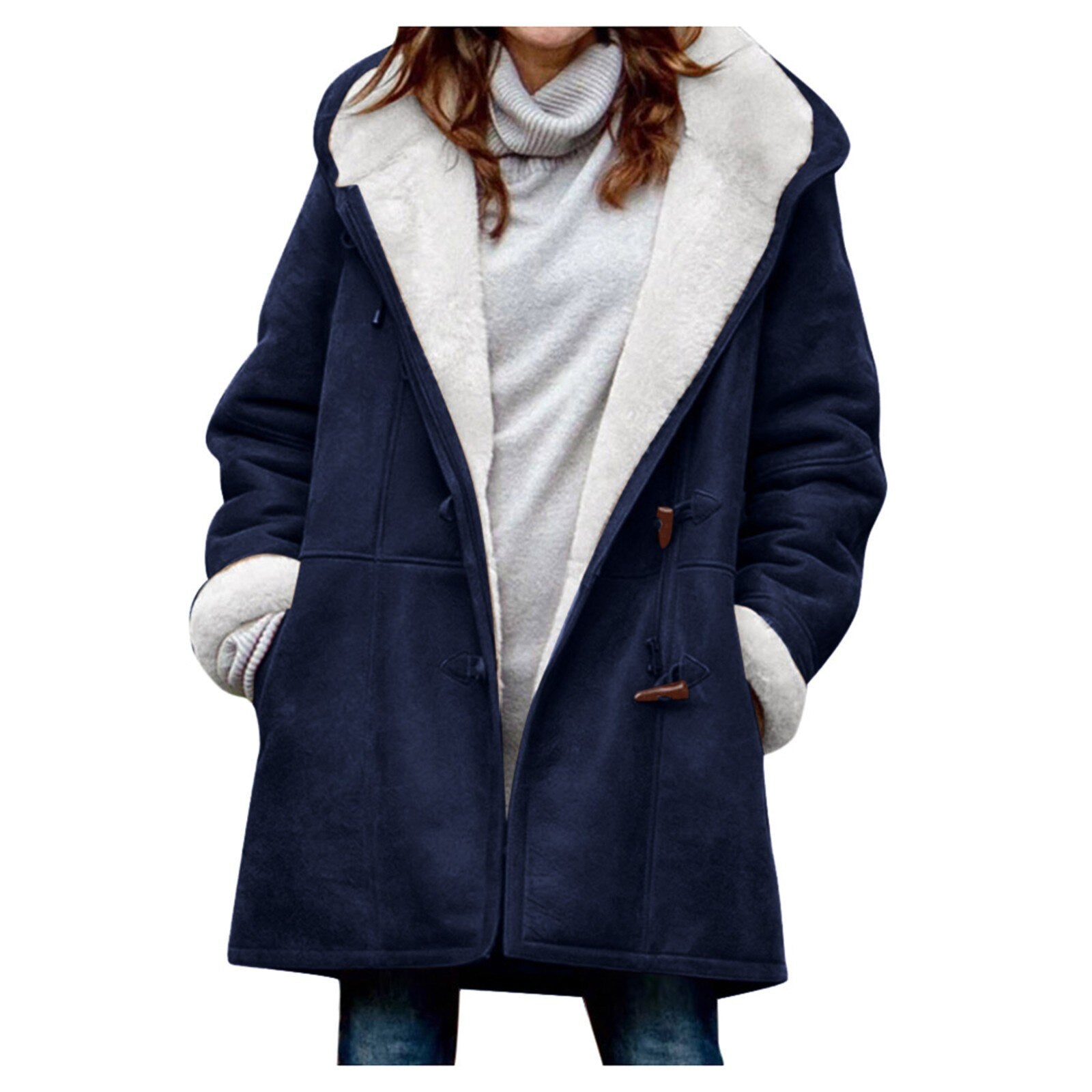 Fiona™ Warme Fleece Dames Winterjas - Wavess