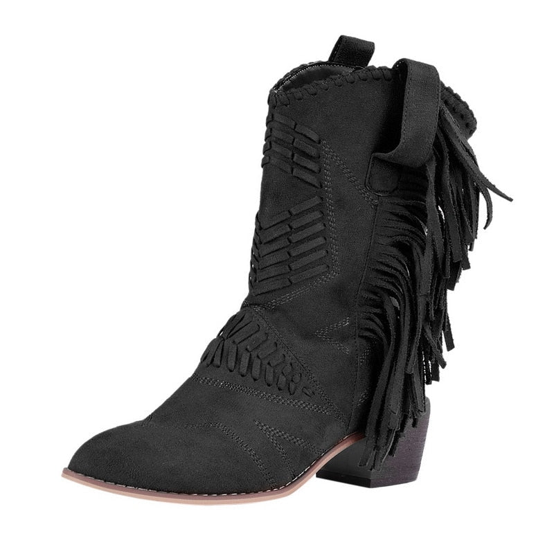 Pullino – Stylishe Cowboystiefeletten